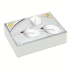 Cofanetto Portagioie Sposi linea Zante 50 anniversario 