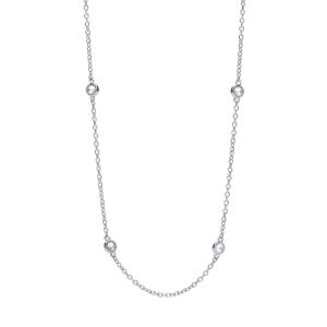 Collana Mabina in argento con zirconi bianchi 553504 - gallery