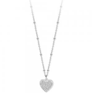 Collana 2jewels in acciaio e cristalli con ciondolo a forma cuore 251758 - gallery