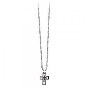 Collana 2jewels uomo croce in acciaio Faith 251629