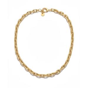 Collana a catena Dvccio argento placcato oro giallo 24 kt