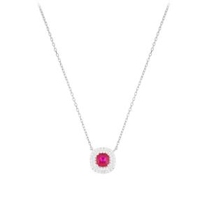 Collana Cheers collezione Palazzo Reale Cuori Milano zircone Fucsia