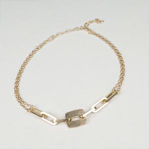 Collana Choker Rebecca in bronzo giallo della collezione Cult BR1KOO07 - gallery