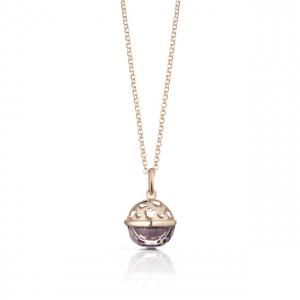 Collana con Chiama Angeli Roberto Giannotti Shine SFA200F Swarovski antique pink - gallery