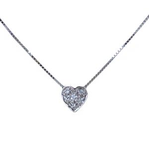 Collana con ciondolo Cuore con Diamanti collezione Grace - gallery