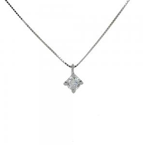 Collana con ciondolo punto luce grande Diamante 0.38 ct - gallery