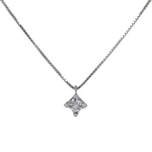 Collana con ciondolo Diamante punto luce grande 0.33 ct