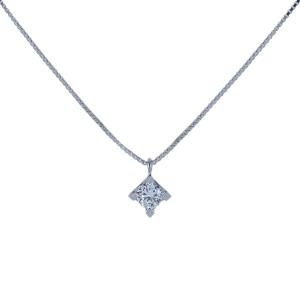 Collana con ciondolo Diamante punto luce medio 0.26 ct - gallery