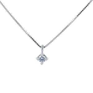 Collana con ciondolo Diamante punto luce piccolo 0.05 ct