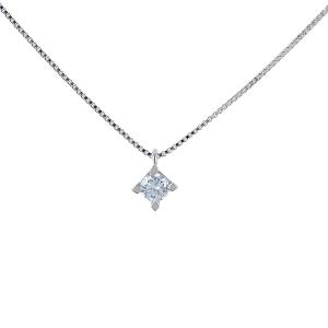 Collana con ciondolo Diamante punto luce piccolo 0.09 ct