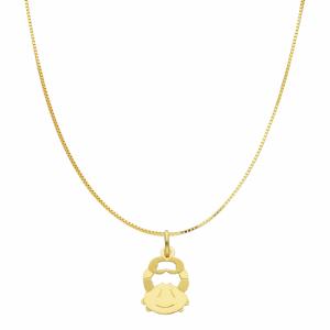 Collana con ciondolo Oroscopo - segno zodiacale - in oro giallo CANCRO