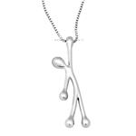 Collana con ciondolo Pensieri Felici in argento GS1001