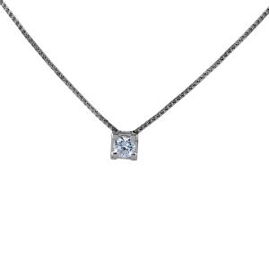 Collana con ciondolo punto luce medio Diamante 0.16