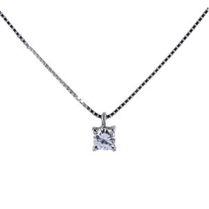 Collana con ciondolo punto luce medio Diamante 0.17 - gallery