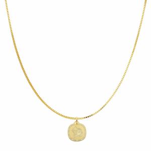 Collana con ciondolo segno zodiacale Sagittario in oro giallo - gallery