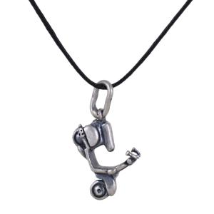 Collana con ciondolo Vespa anni 60 in argento  - gallery