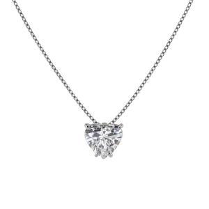 Collana con Diamante Lab Grown taglio cuore da 3.10 carati IGI