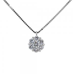 Collana con diamanti effetto punto luce Magic ct 0.28 - gallery