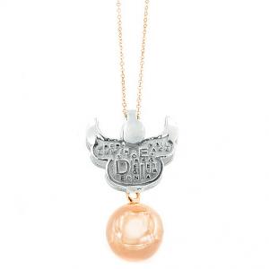 Collana con pendente Chiama Angeli Angele Dei in argento Agios - gallery