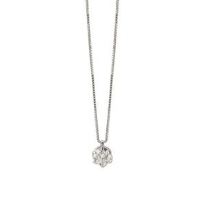 collana con punto luce diamante 0.30 ct Salvini gioielli  - gallery