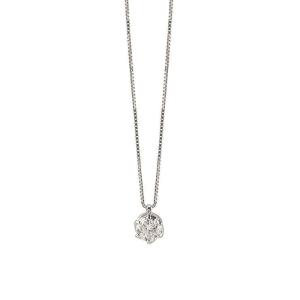 collana con punto luce diamante 0.30 ct Salvini gioielli 