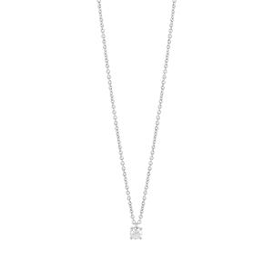 collana con punto luce diamante medio Desideria 0.22 ct Salvini gioielli 