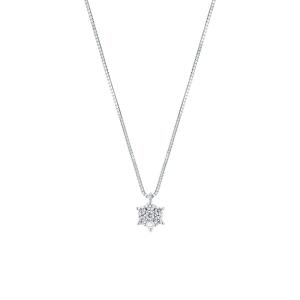 Collana con Rosetta di Diamanti 