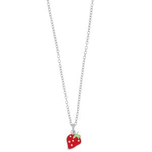 Collana da bambina in argento con fragolina