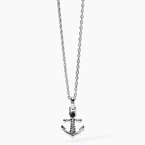 Collana da uomo in argento con ancora Journey 553637