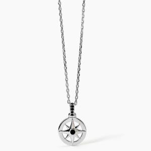 Collana da uomo in argento con rosa dei venti Journey 553637