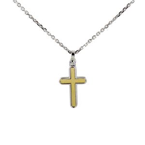 Collana da uomo Zancan in Argento con pendente Croce ESC 269G