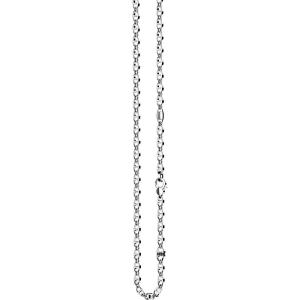 Collana da uomo Zancan in argento con spinelli neri a maglia marina EXC423