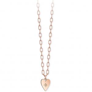 Collana Donna 2Jewels in Acciaio rosa Cuore Regina di Cuori 251704