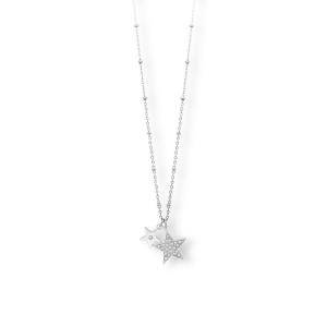 Collana Donna 2Jewels in Acciaio Stelle con cristalli 251744 - gallery