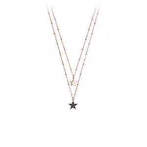 Collana donna 2Jewels Milano in acciaio e PVD rosa 251683 - gallery
