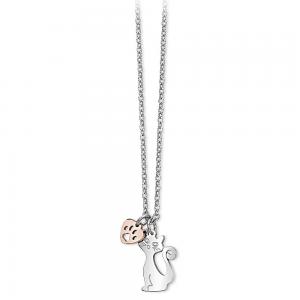 Collana donna 2Jewels Preppy in acciaio Gatto 251609