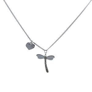 Collana donna gioielli Rebecca in Argento con polvere di diamanti Neri SJOKAA50 - gallery