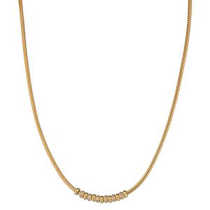 Collana Donna in Argento giallo tubolux collezione Twist