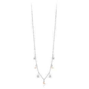 Collana Donna Mabina in Argento con charms a forma di luna e di stella  553265 - gallery