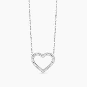 Collana Donna Mabina in Argento con cuore in zirconi VERA 553832