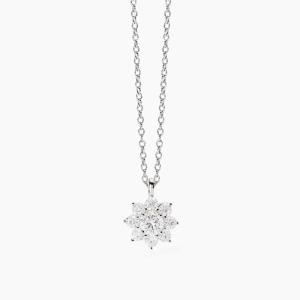 Collana Donna Mabina in Argento con girasole e zirconi EDEN 553764 - gallery