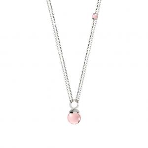 Collana donna Rebecca in bronzo e perla rosa collezione Hollywood Pearl BHTKBQ09 - gallery