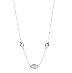 Collana Dvccio argento oro bianco 24 kt
