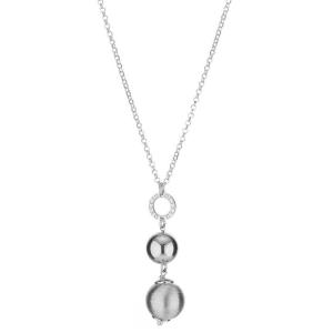 Collana Dvccio argento oro bianco 24 kt - gallery