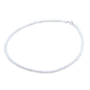 Collana Filo di Perle Freshwater 3.50 - 4.00 mm acqua dolce 
