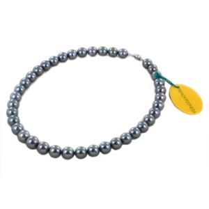 Collana filo di Perle nere di Tahiti 10 mm