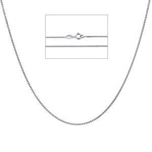 Collana Groumette uomo in argento 60 cm