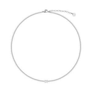 Collana in Acciaio da donna tennis con cristalli bianchi Essential Woman Liu Jo LJ3030