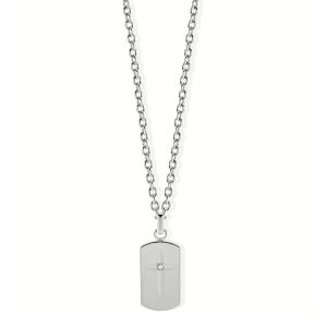 Collana in Acciaio da Uomo con Pendente MLJ537