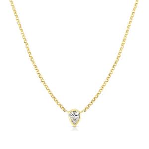 Collana in Acciaio giallo da donna con cristallo a goccia Essential Woman Liu Jo LJ2532